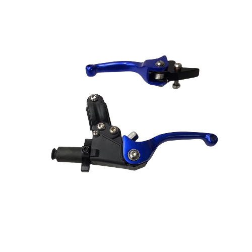 Ручка сцепления  и рычаг тормоза CNC Volt blue к-т
